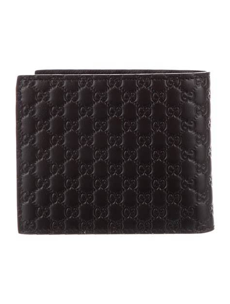 gucci wallet trifold|Gucci bifold wallet microguccissima.